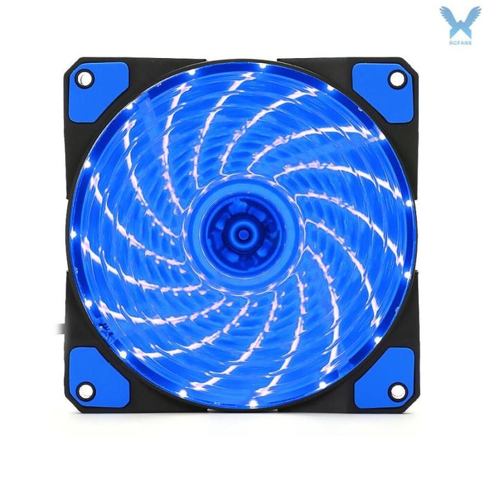 Gambar FAN CASE 120MM LED / FAN CASING 12CM LED / FAN LED - Biru dari Jadi in undefined Tokopedia