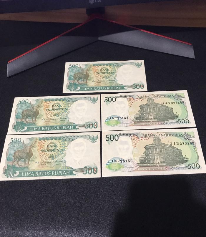Jual Uang Kuno 500 Lima Ratus Rupiah Kijang Tahun 1988 100% asli - Kab ...