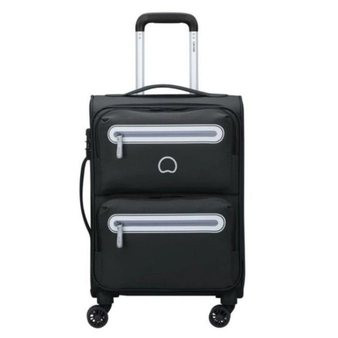 Gambar Koper delsey canort softcase size medium 24inch super lite- abuabu - Hitam dari all bags shop undefined Tokopedia