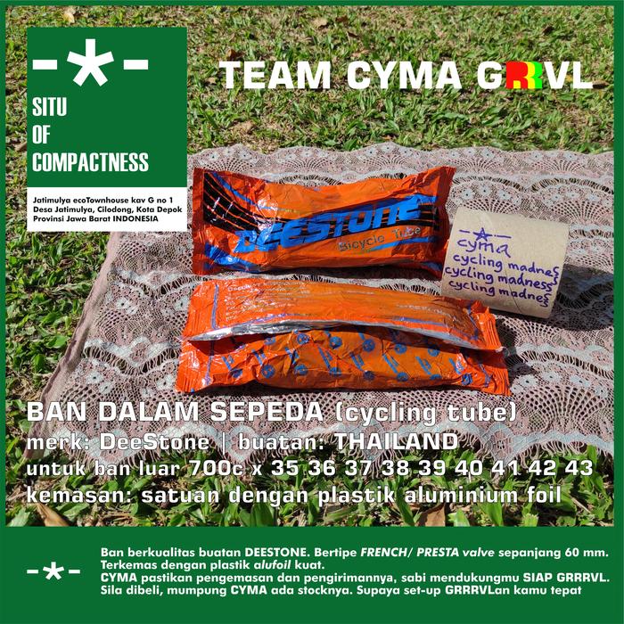 Promo ban dalam 700c x 40 41 42 Deli presta 36/60 di  Cyma By Cycling Madness Tokopedia