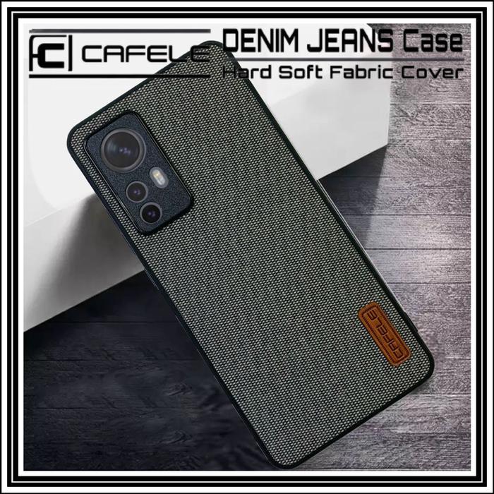 Gambar XIAOMI MI 12 MI12 / MI12X 12X DENIM JEANS CAFELE ORIGINAL HARD CASE - GREY, XIAOMI MI 12X dari Case Thebest undefined Tokopedia