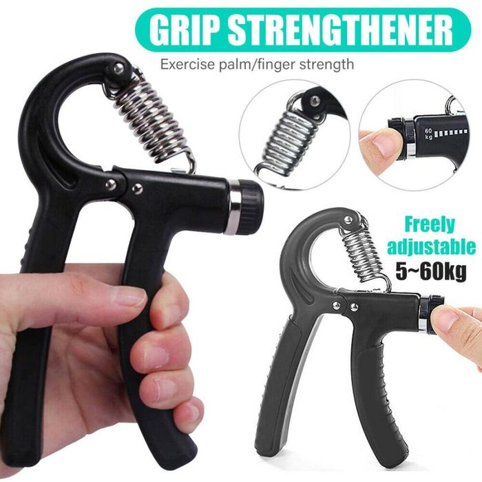 Gambar 5-60kg Adjustable Handgrip Hand Grip Alat Fitness Olahraga Otot Tangan - Hitam dari Sejati Official Store undefined Tokopedia