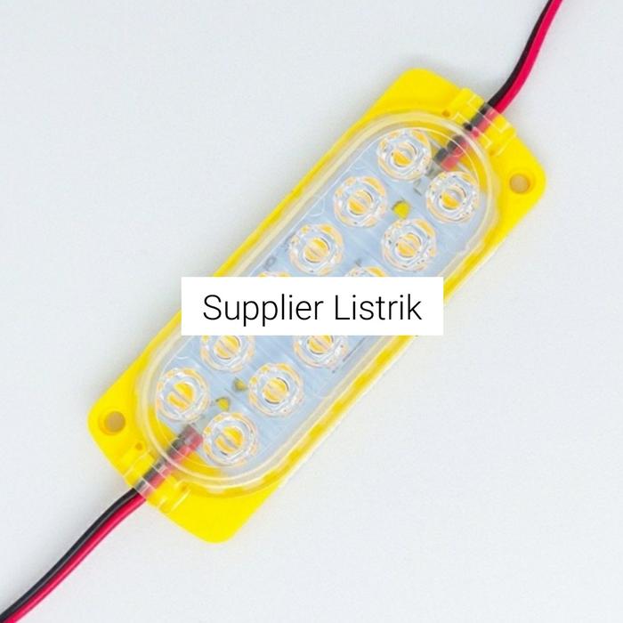 Gambar LAMPU LED MODUL12 MATA SMD 2835 10438 12VOLT & 24 VOLT ULTRASONIC - Kuning, 12 LED 12VOLT dari SUPPLIER LISTRIK undefined Tokopedia