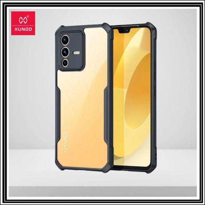 Gambar VIVO V23 5G HARD CASE XUNDD BEATLE ORIGINAL CASING SOFT COVER CLEAR PC - HITAM, VIVO V23 5G dari Case Thebest undefined Tokopedia