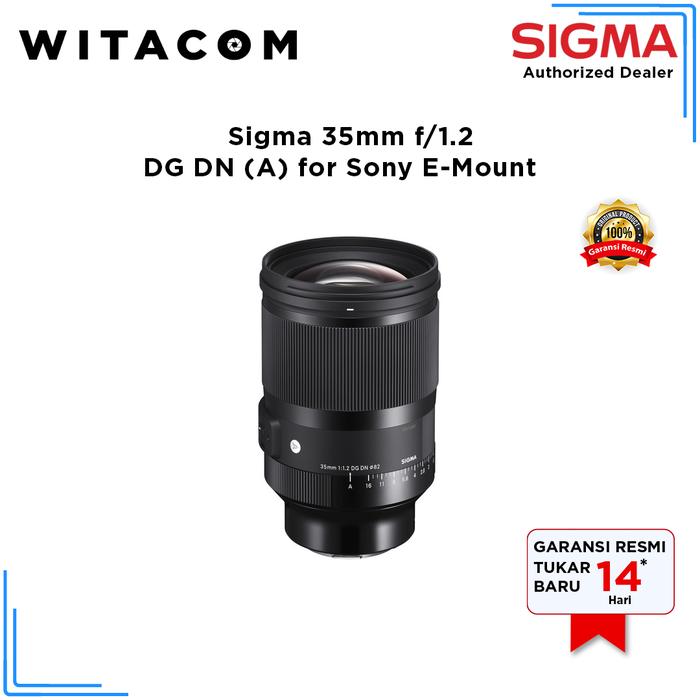 Lensa Sigma 35mm F12 Dg Dn Art Lens For Sony E-mount Garansi Resmi