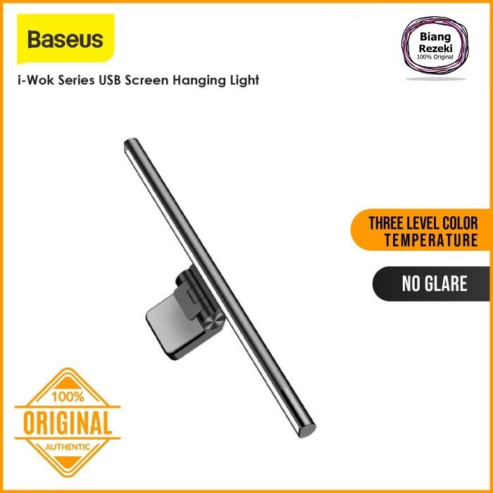 Gambar Lampu BASEUS i-Wok Series USB Screen Hanging Light - DGIWK - Hitam dari Biang Rezeki 23 undefined Tokopedia