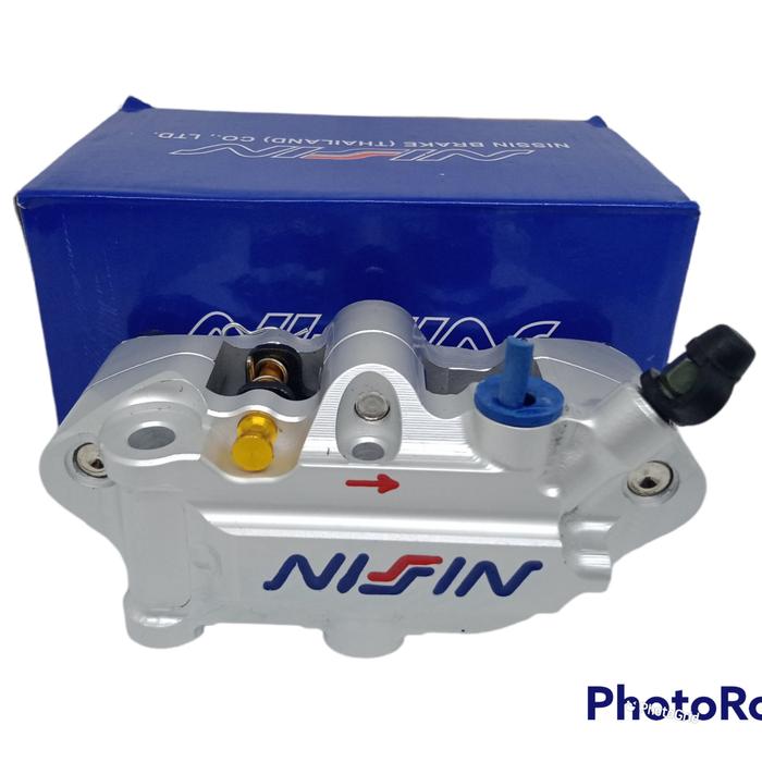 Gambar kaliper monoblok Nissin 4piston depan PNP PCX150 PCXlokal PCXThailand - kaliper silver dari MEGA JAYA VARIASI 55 undefined Tokopedia
