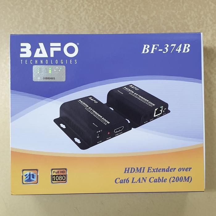 Gambar HDMI Extender 120M Cat6 BAFO BF-373 dari BIRRU KOMPUTER undefined Tokopedia