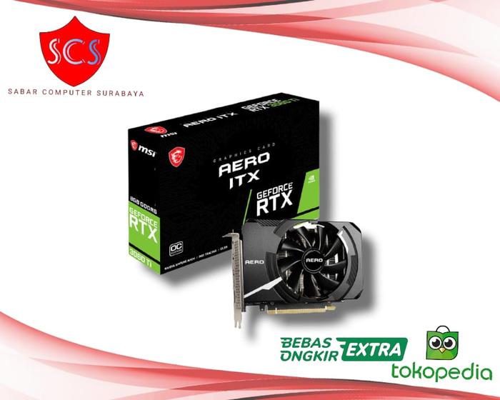 新品 MSI GeForce RTX 3060 Ti AERO ITX 8G MSI GeForce RTX 3060 Ti AERO ITX 8G OC LHR