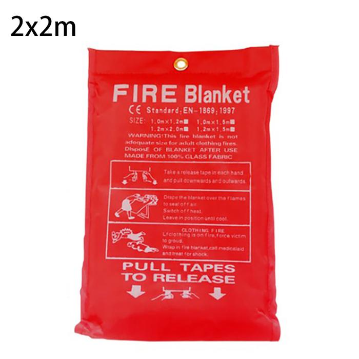 Gambar Selimut Pemadam Api Fire Blanket Pelindung Api Flame Shelter Cover - 2x2m dari ITOKOTOO undefined Tokopedia