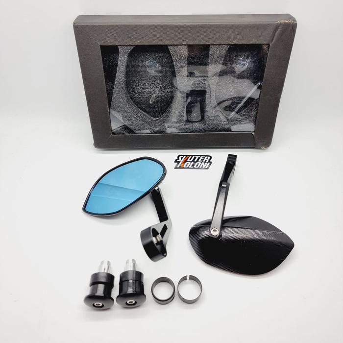 Gambar CNC OVAL Spion Mirror Barend Zelioni model Vespa LX S Sprint Prima GTS - black dari skuterkoloni undefined Tokopedia