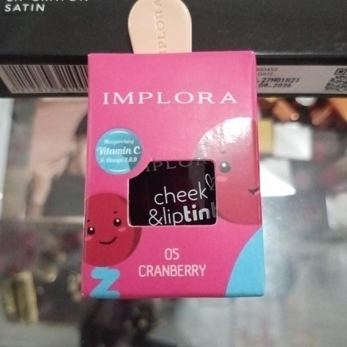 Gambar implora cheek & liptint - 05 cranberry dari HL Kosmetik Malang undefined Tokopedia