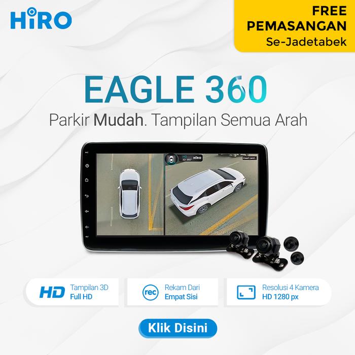 Gambar Hiro Eagle 360 Kamera - 3D Video - Surround Camera with HD Quality dari HIRO AUTOMOTIVE undefined Tokopedia