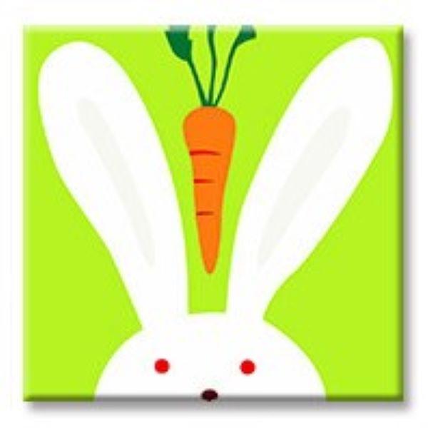 Gambar [KT] Painting by Number Children Canvas / Set Kanvas Lukis Anak - Rabbit dari Beebie store undefined Tokopedia