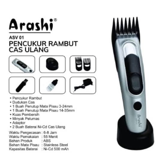 Gambar clipper alat cukur rambut arashi asv 01 dari Sk bali undefined Tokopedia