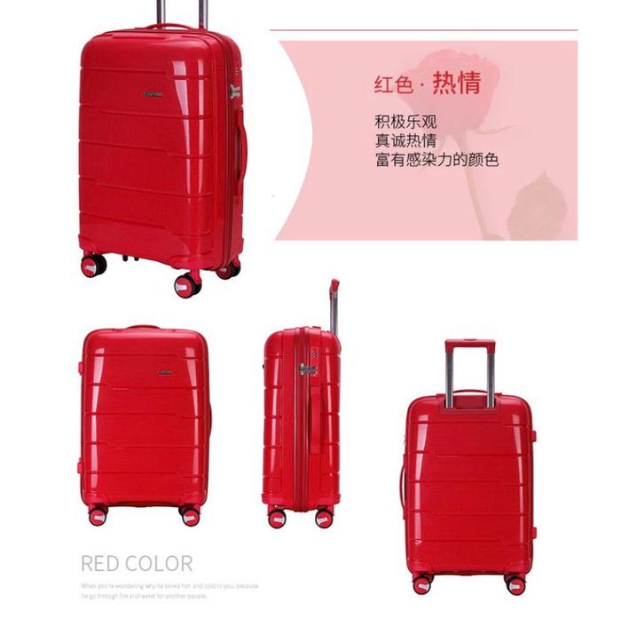 Gambar 20-28 inch Koper ABS Koper Bagasi Koper Cabin Suitcase Luggage PP001 - Red, 24 dari Roaming Koper undefined Tokopedia