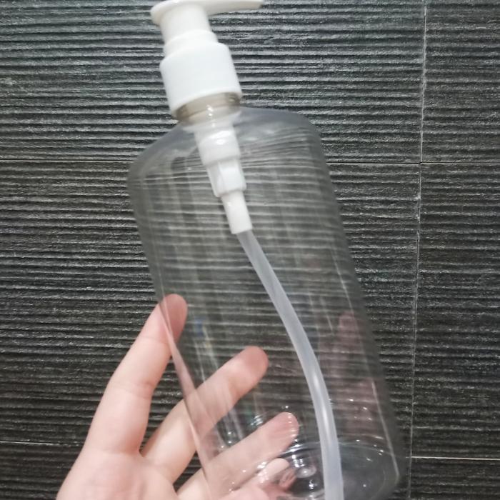 Gambar Botol Pump 500 ml Botol Plastik Dispenser Tempat Sabun Shampoo - Putih dari Grosir Ecer Indonesia undefined Tokopedia
