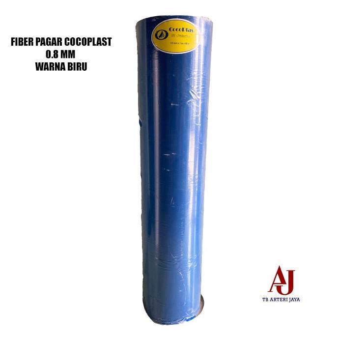 Gambar Fiber Pagar Plastik Atau Penutup Pagar Rumah Biru Putih Hitam Hijau - Biru dari tokkoavis undefined Tokopedia