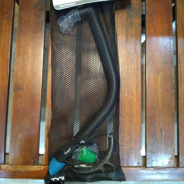 Gambar Snorkel Tyr Swimming Alat Renang - Hitam biru dari BikeAJ undefined Tokopedia