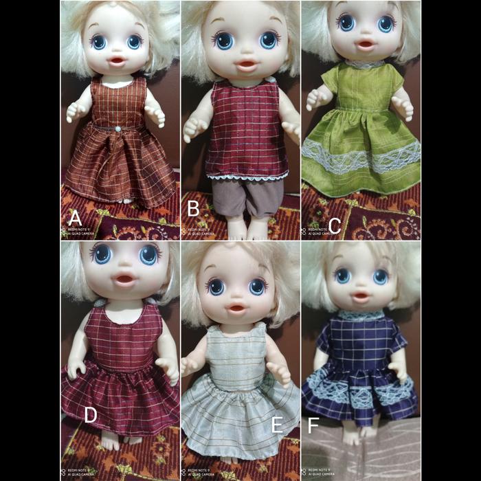 Gambar baju boneka baby Alive pesenan - random size M dari Kiddyandkitty undefined Tokopedia