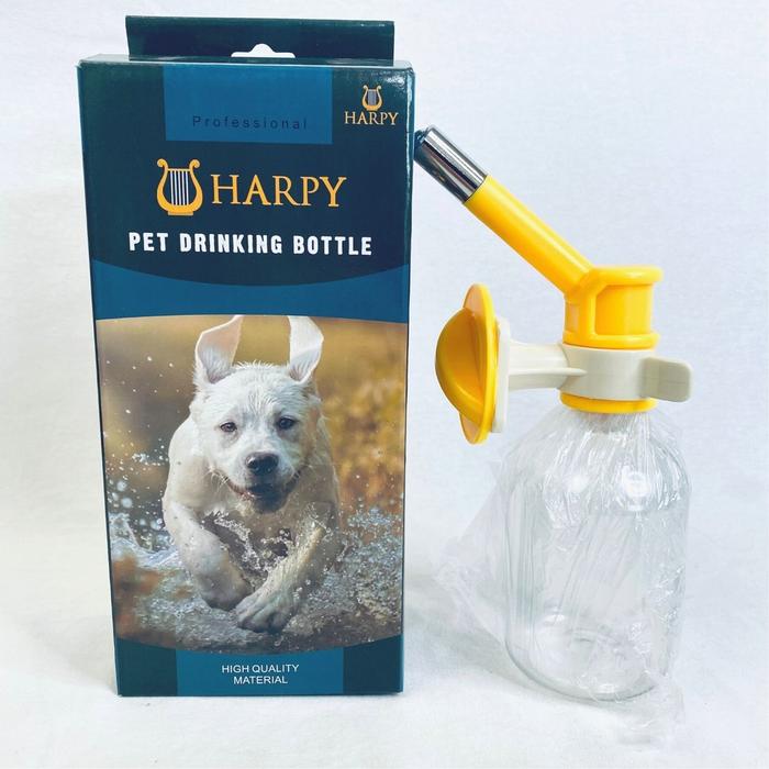 Gambar HARPY Botol Minum HP2501 Water Feeder 250ml Nozzle 13mm - Kuning dari Pet Republic Indonesia undefined 4 Tokopedia