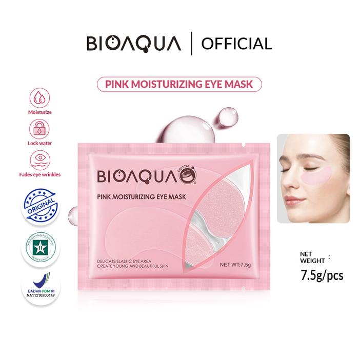Gambar 【BPOM】BIOAQUA eye mask Moisturizing masker mata 7.5g - Pink eyemask 1p dari BIOAQUA Official Store undefined Tokopedia
