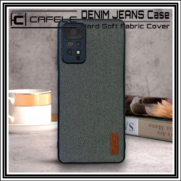 Gambar XIAOMI REDMI NOTE 11 PRO / 11E 5G 4G DENIM JEANS CAFELE HARD CASE SOFT - GREY, NOTE 11 PRO 5G dari Case Thebest undefined Tokopedia