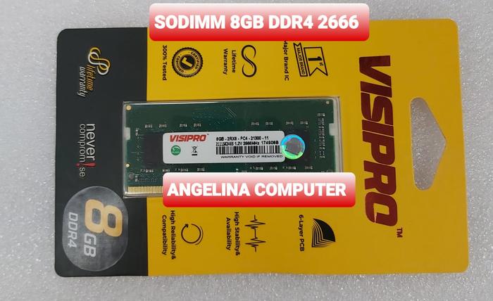Jual Memory Ram VISIPRO sodimm DDR4 8GB 2666mhz 21300 Kota