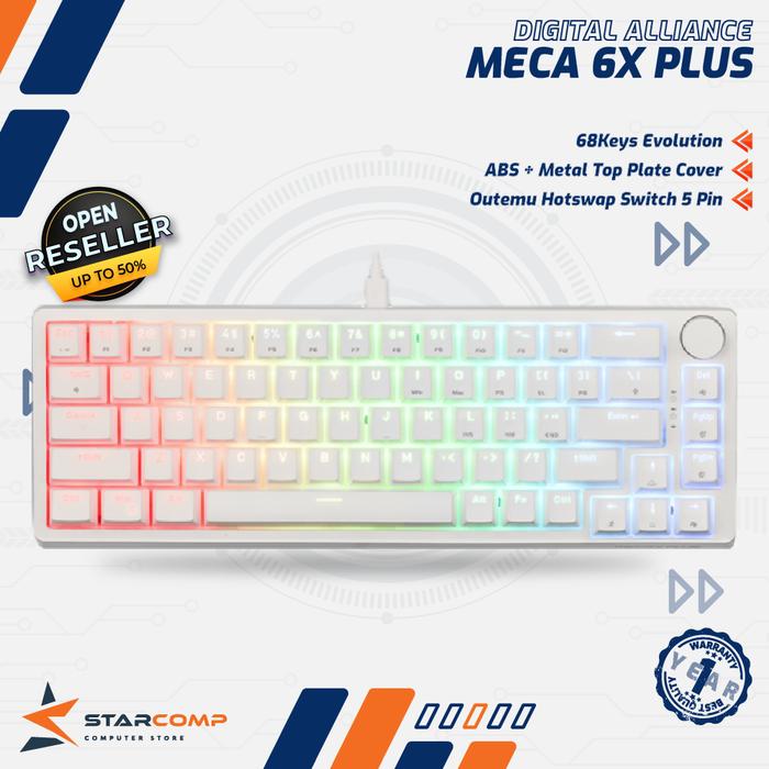 Gambar Digital Alliance Gaming Keyboard Meca 6X Plus Keyboard Gaming dari Starcomp Origin undefined Tokopedia