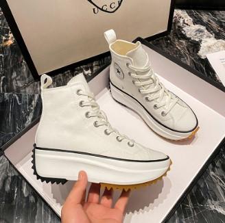 Gambar Sneakers Hitam Booth Wanita Import Kasual Kanvas High Korean Style - Putih, 37 dari CVSmileFashion undefined Tokopedia