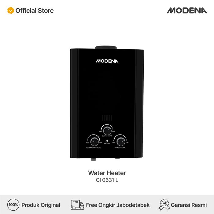 Promo MODENA Tankless Gas Instant - GI 0631 L Cicil 0% 3x - Kota Tangerang  - Modena Official Store | Tokopedia