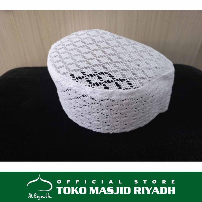 Gambar Peci Aldan - Putih, 6 dari Toko Masjid Riyadh Solo undefined Tokopedia