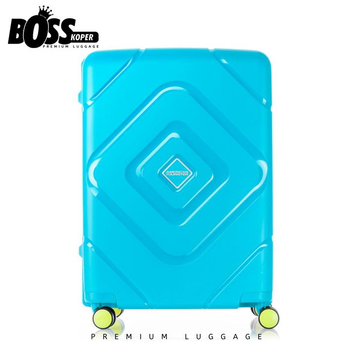 Gambar Koper Large Frame AMERICAN TOURISTER 28 Inch (Trigard) Tanpa Zipper - Hijau Tosca dari Boss Koper undefined Tokopedia