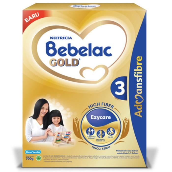 Gambar Bebelac Gold 3 Susu Pertumbuhan Anak Diatas 1 Tahun Vanilla 700gr dari Meri Snack undefined Tokopedia