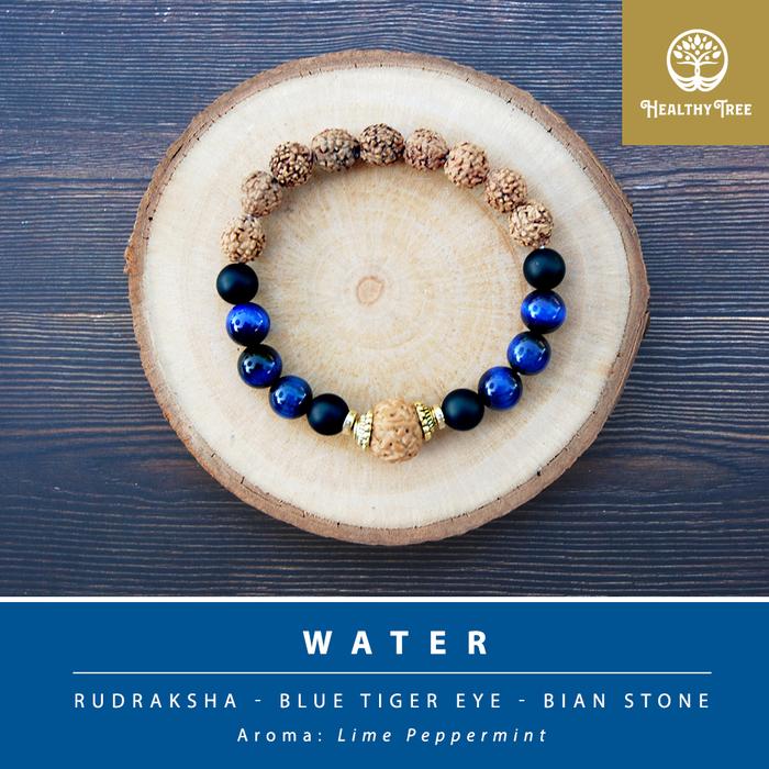 Gambar Gelang Batu Kristal Aromateraphy 5 Elements Feng Shui - Water, XS dari Healthy Tree undefined Tokopedia