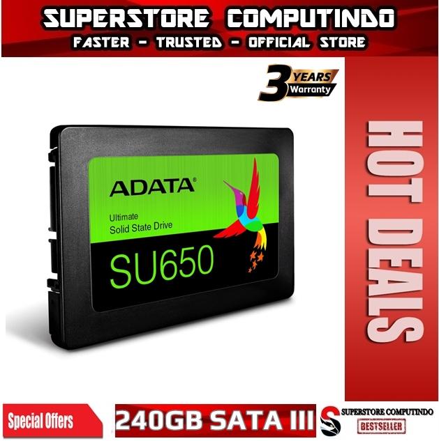 Ssd Adata Su650 240gb Sata Iii Ssd Adata 240gb 25 Sata Iii