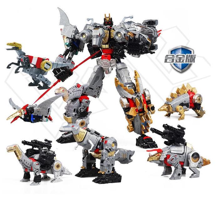Gambar MAINAN 5iN1 DIY BIG ROBOT TRANSFORMERS DINO DINOSAUR DINOBOTS OPTIMUS - 6IN1 DINOBOT dari KADOJASPER undefined Tokopedia