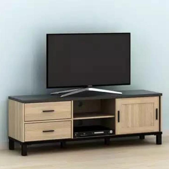 Gambar MEJA TV RAK TV MINIMALIS BUFET TV LEMARI TV LIVING ROOM AVR 145 150 - MAHAL dari ALFATWIN undefined Tokopedia