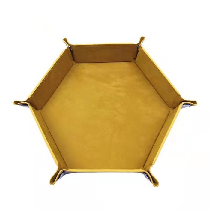 Gambar Hexagon Dice Tray for RPG DND Table - Kuning dari TokoBoardGame undefined Tokopedia