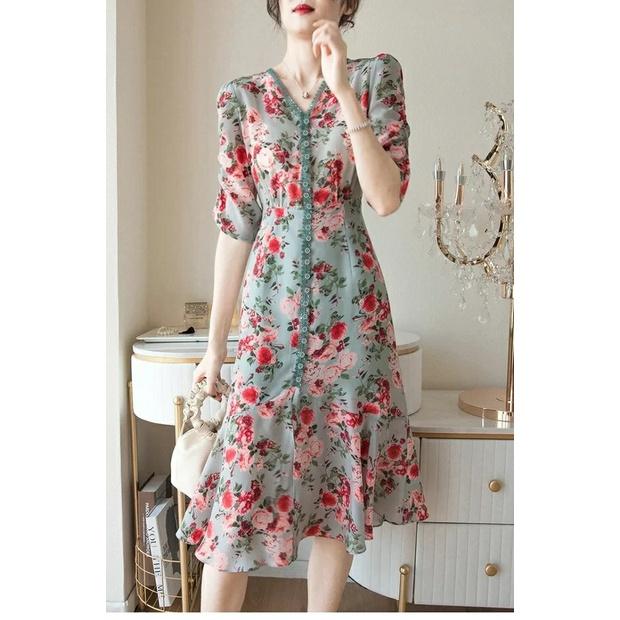 Gambar MIDI DRESS HANAVA IMPORT - Biru dari VIOLETTEMODE.ID2 undefined Tokopedia