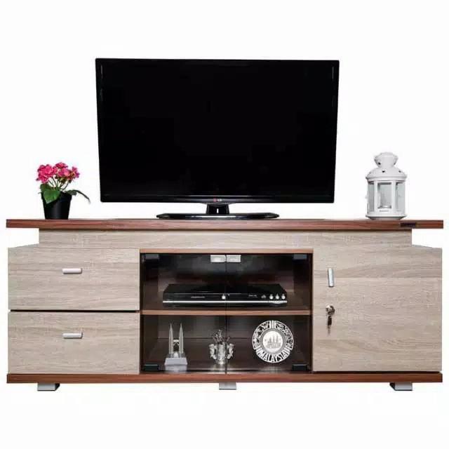 Gambar MEJA TV RAK TV MINIMALIS BUFET TV LEMARI TV LIVING ROOM AVR 145 150 - 145 dari ALFATWIN undefined Tokopedia
