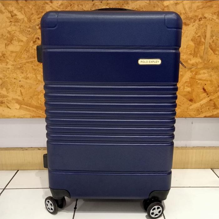Gambar Koper pakaian 24 inch polo Expley 791/24 - Biru dari laffel bags undefined Tokopedia
