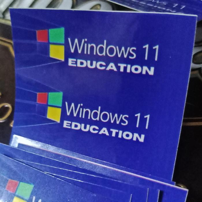 Gambar Stiker laptop komputer windows 11 new blue series 2022 - education dari richardforklift_NEW undefined Tokopedia