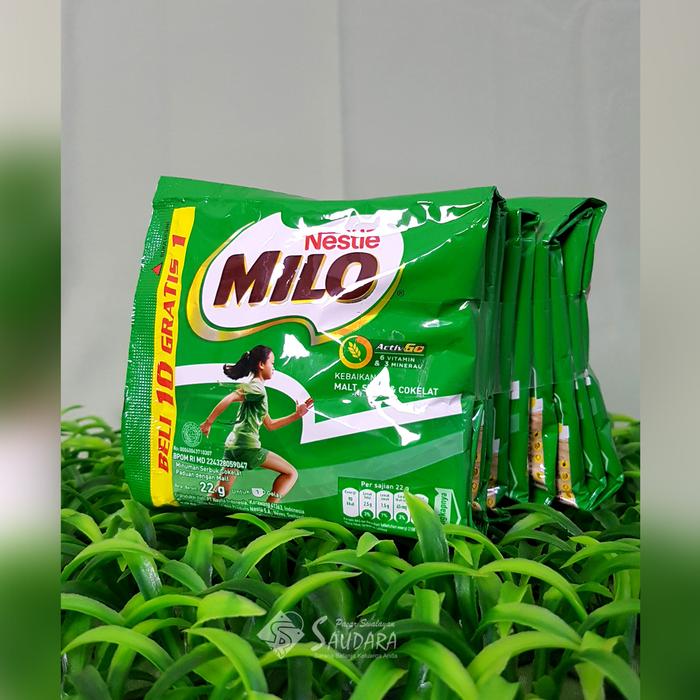 Gambar Milo Activ-Go Sachet 22 gr Susu Bubuk Anak 1 Renceng 10 Sachet dari Saudara Swalayan undefined Tokopedia