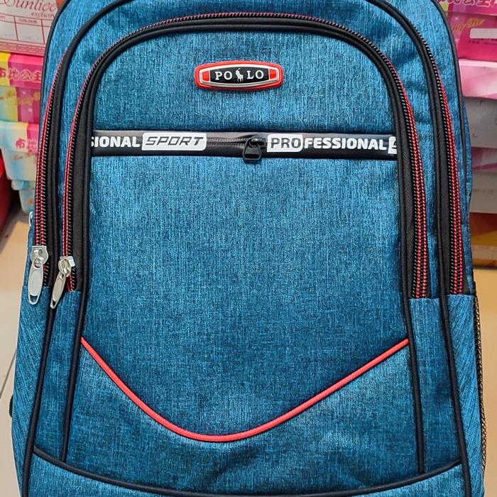 Gambar Tas Ransel POLO CITY - Biru Muda dari HARRISON STORE'S undefined Tokopedia
