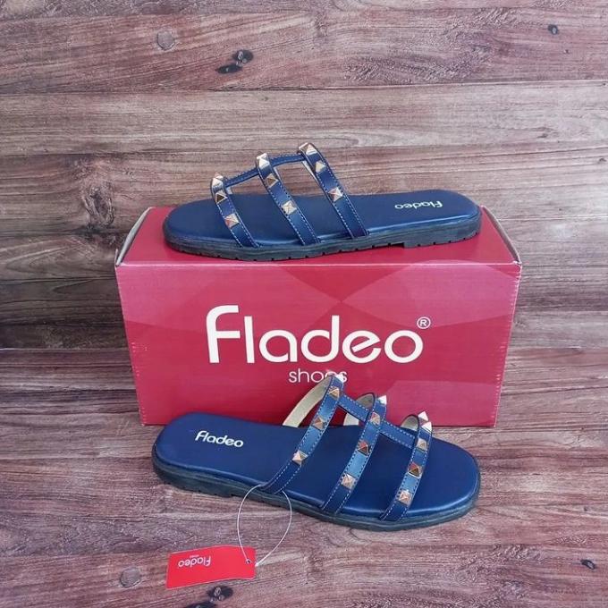 Gambar Sandal Casual Wanita Ori Murah Fladeo Sepatu Wanita Brand Matahari - Navy, 36 dari ifi_matahari undefined Tokopedia