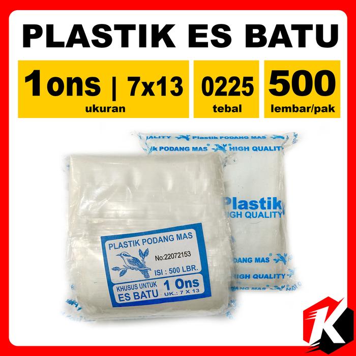 Gambar Plastik es batu 7 x 13 isi 500 lembar dari KARUNIA PLASTIK SEMARANG undefined Tokopedia