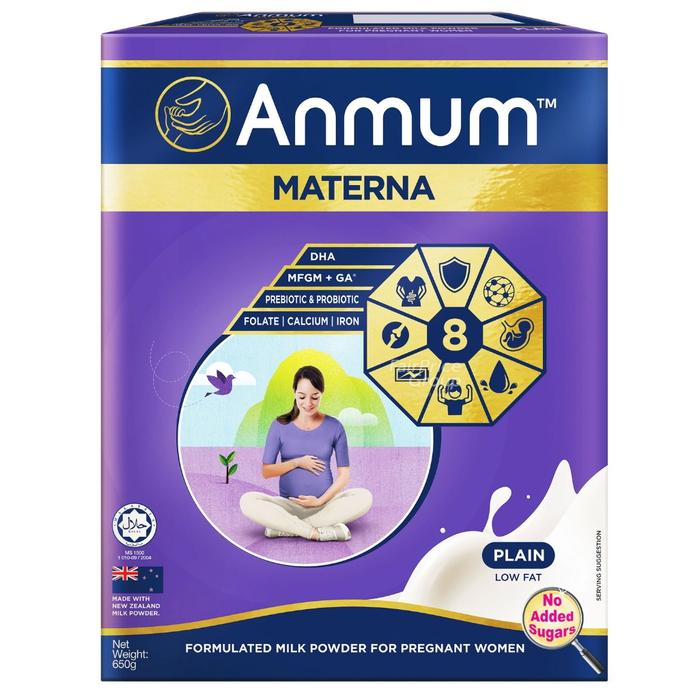 Gambar Anmum Materna Low Fat Maternal Milk Formula Plain 650g Susu Ibu Hamil - CHOCOLATE dari FUKIKOmart undefined Tokopedia