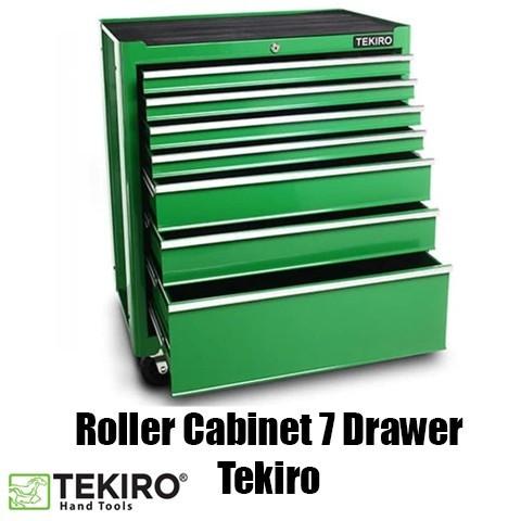 Gambar TEKIRO TOOL BOX 7 LACI KOTAK ALAT / ROLLER CABINET 7 DRAWER STORAGE dari Lucky Seven Teknik undefined Tokopedia