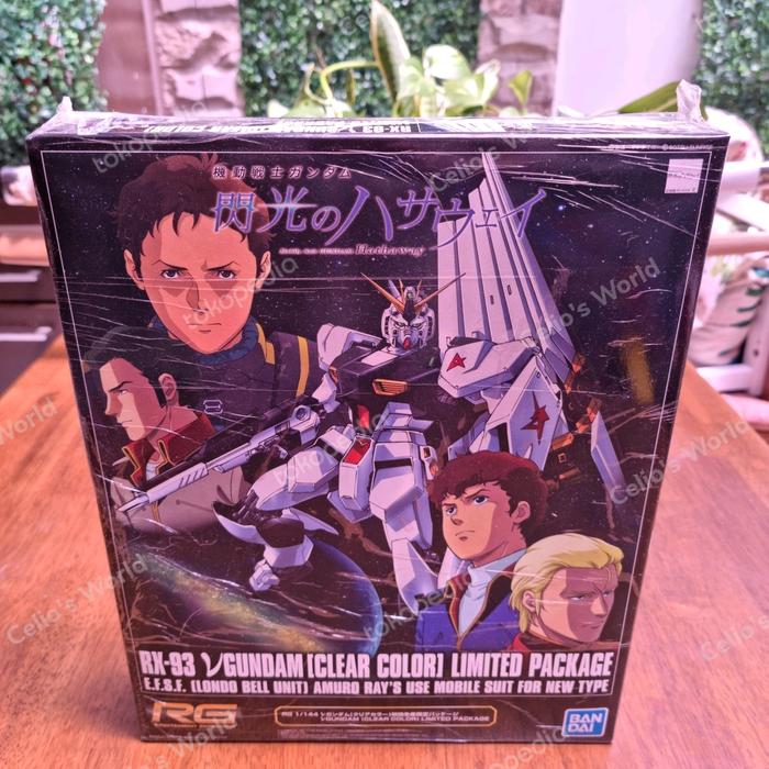 RG 1:144 RX-93 v GUNDAM CLEAR COLOR Rg 1144 Rx-93 Nu Gundam Clear